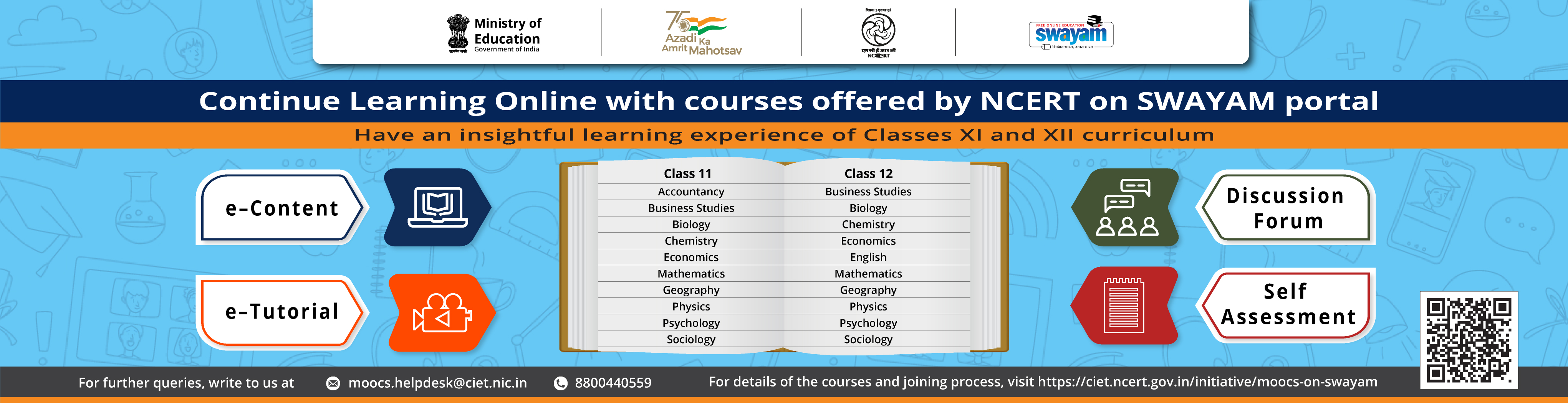 MOOCs on SWAYAM Banner